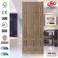 JHK-013 GridView Engineered Walnut DoorSkin para a pele desigual porta dupla